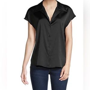 Worthington Womens Short Sleeve Regular Fit Button-Down Shirt